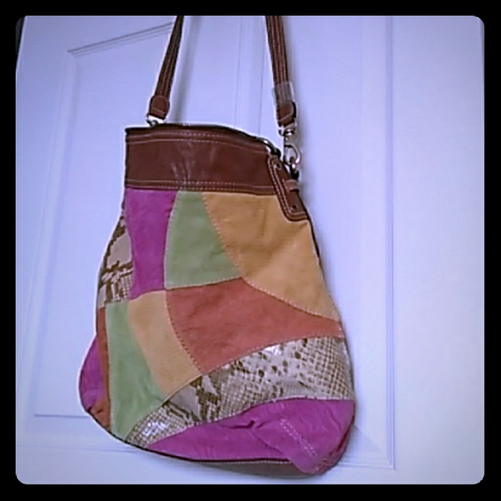 Fossil crossbody swade and leather